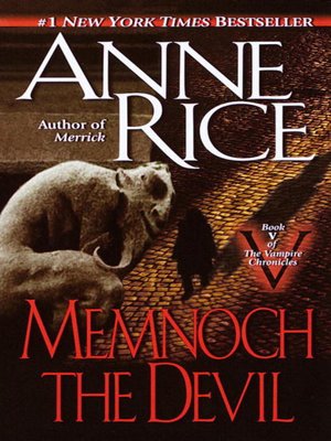 cover image of Memnoch the Devil